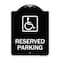 Signmission Reserved Parking HandicappedBlue Heavy-Gauge Aluminum Architectural Sign, 24" x 18", BW-1824-23158 A-DES-BW-1824-23158 - alternate 1